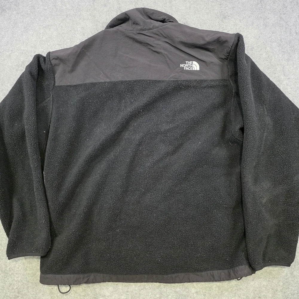 The North Face Denali Jacket Mens XL Black Fleece Nylon Full Zip Windbreaker‎